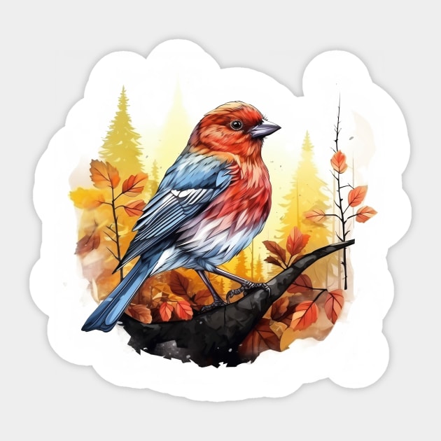 Finch Bird Sticker by zooleisurelife